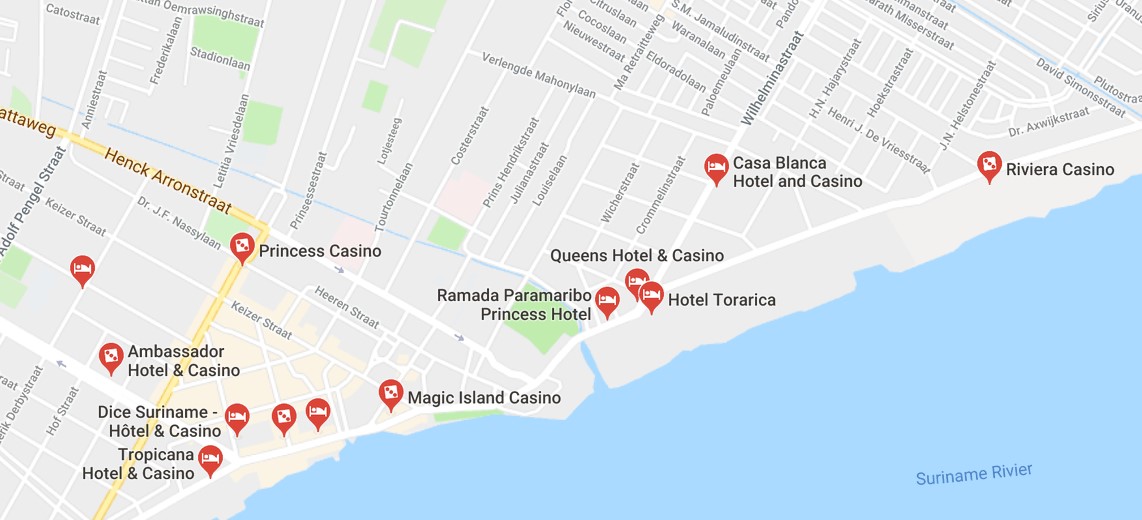 Suriname Online Casinos